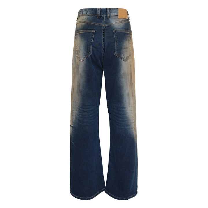 Navy Womens Dirty-Washed Denim