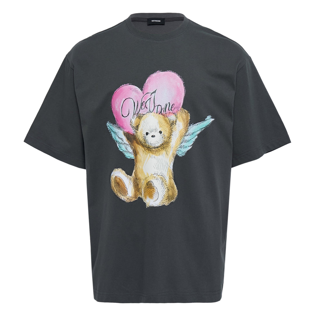 Charcoal Angel Teddy T-Shirt