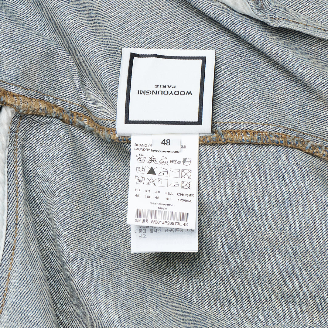 Stand Collar Denim Jacket