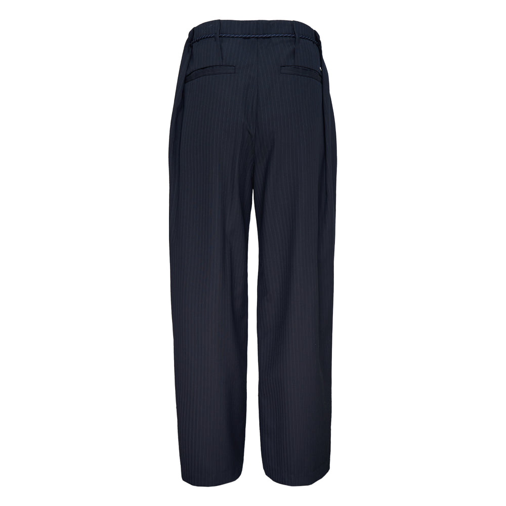 Wooyoungmi Suiting Pants With Robe Belt Detail - view 2