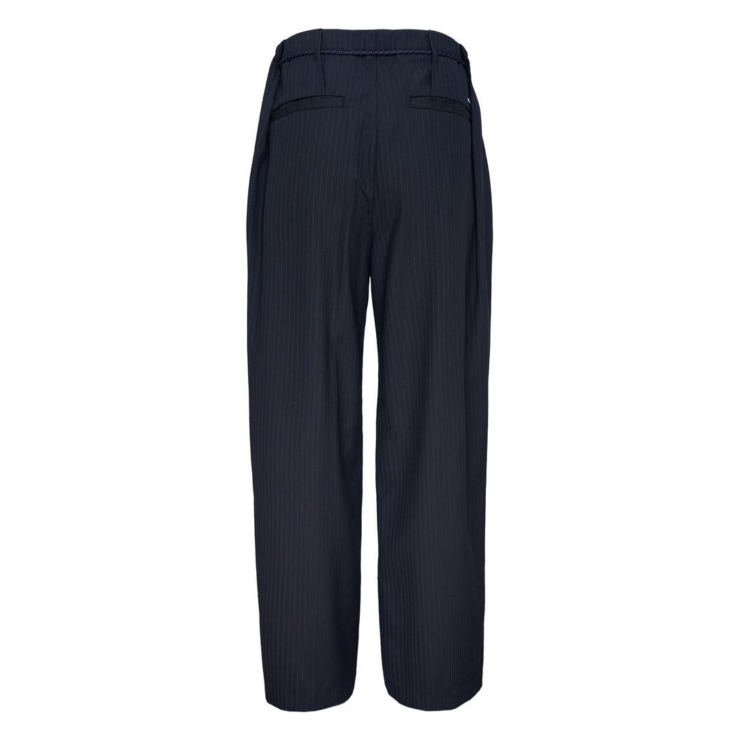 Suiting Pants With Robe Belt Detail