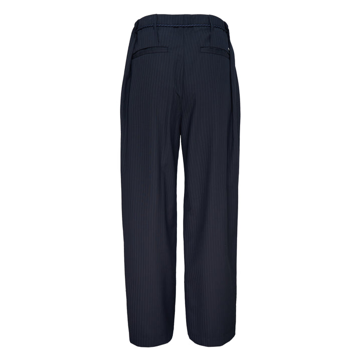 Suiting Pants With Robe Belt Detail