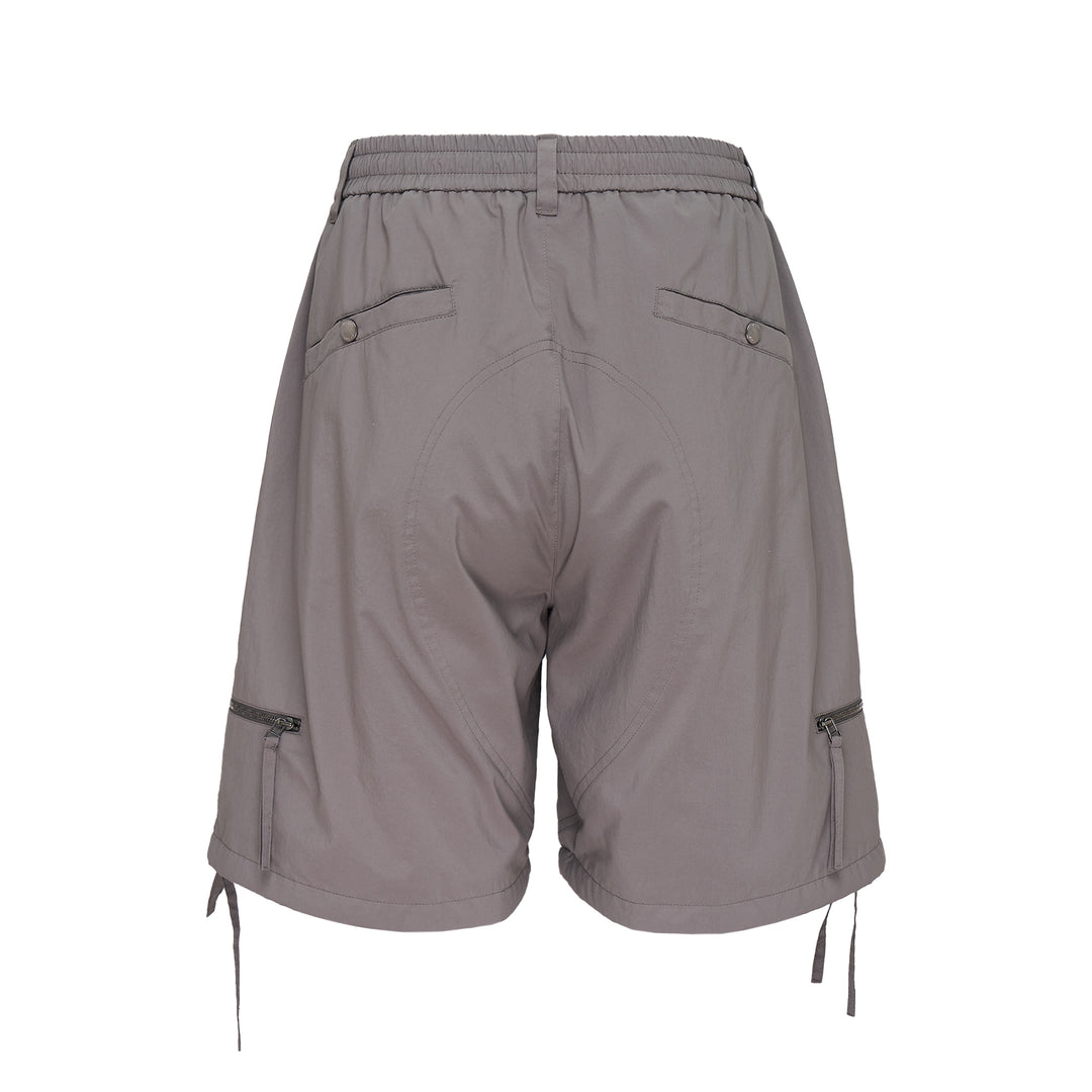 Zipper Detail Shorts