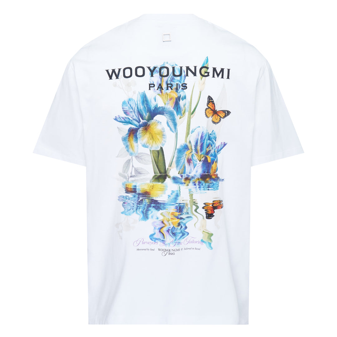 Back Flora Print Tee