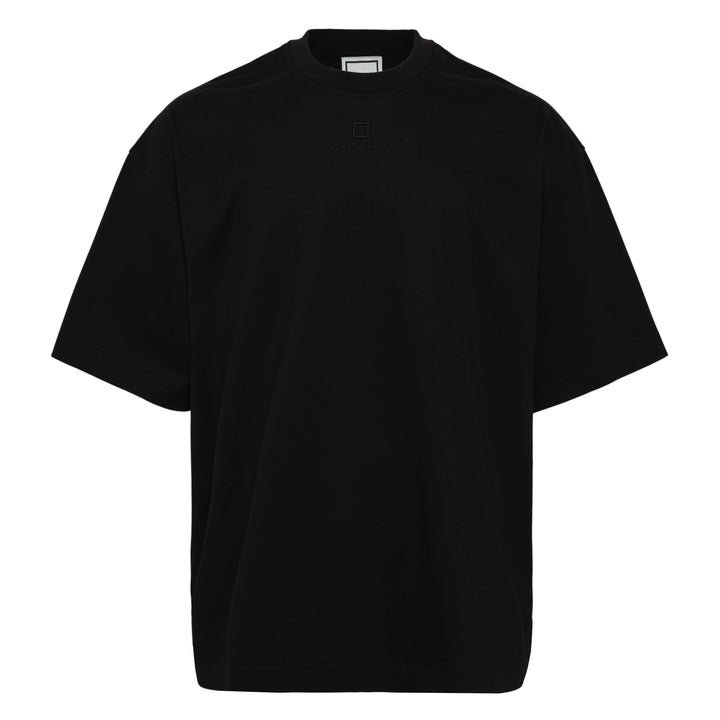 Oversized Front Square Embroidered Tee