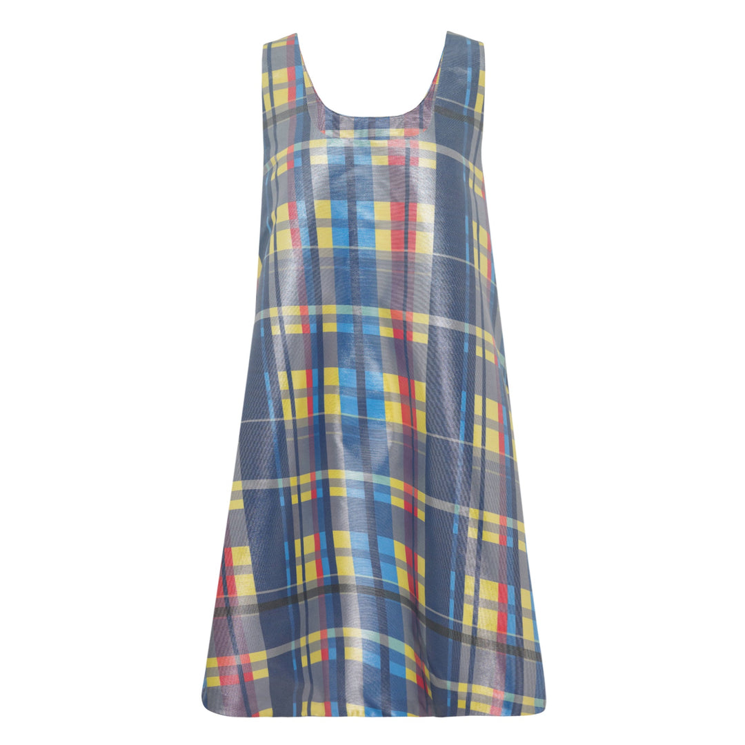 Plaid Mini Jumper Dress