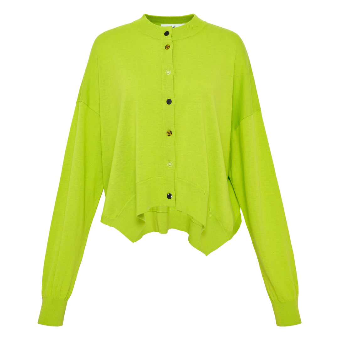 High Neck Box Cardigan