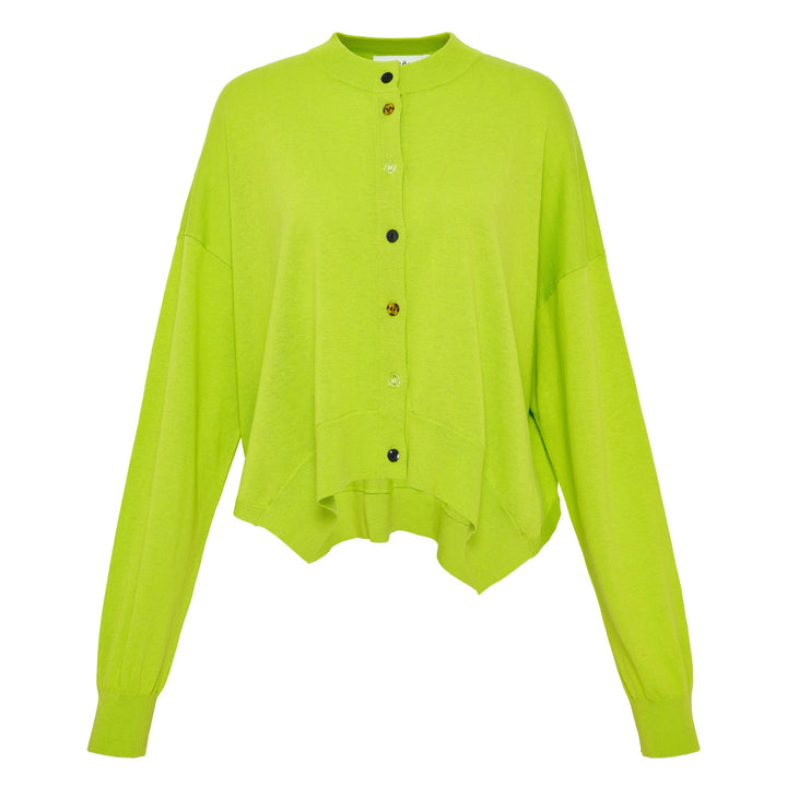 High Neck Box Cardigan