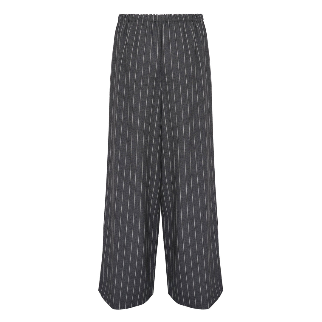 Relaxed Elastic Wide Trousers