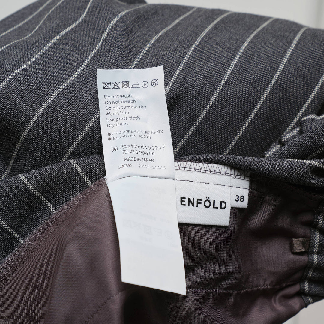 Relaxed Elastic Wide Trousers