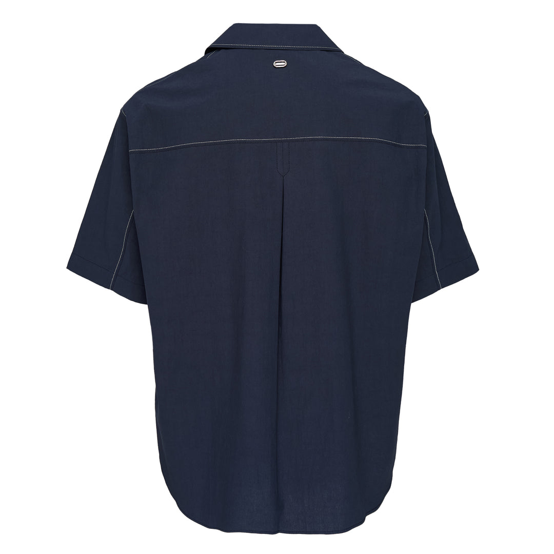 Double Pockets Short Sleeve Shirt