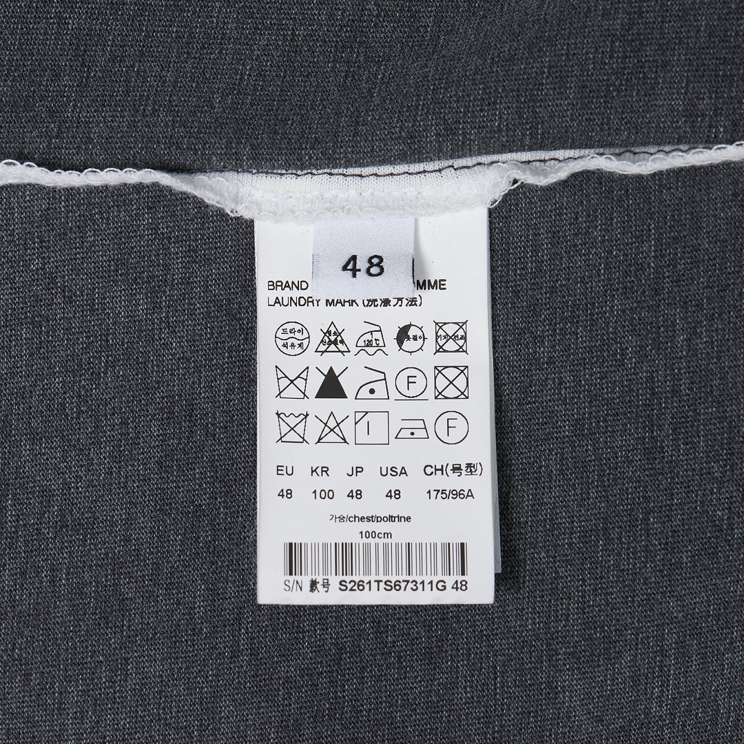 Washed T-Shirt With Shoulder Trim