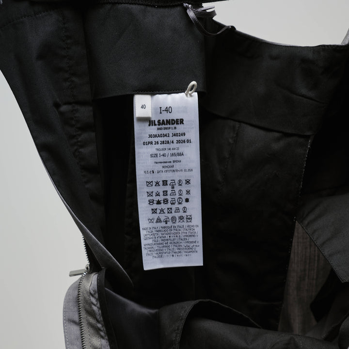 Dry Wool Popeline Pants