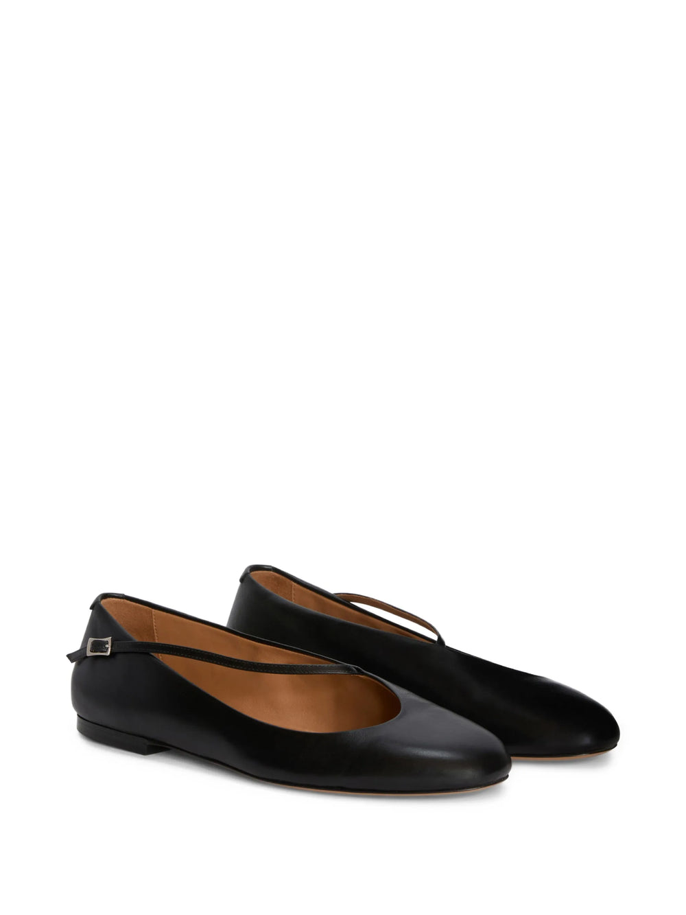 Jil Sander Ballet Shoe Soft Shiny Calf - view 2
