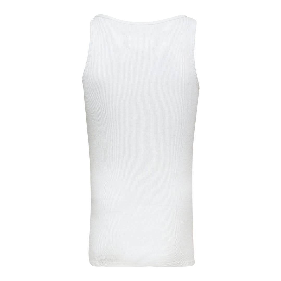 Maison Margiela Light Cotton Rib Tank Top – Available at Club 21, Official Retailer in Singapore, Malaysia & Thailand with Global Shipping Online