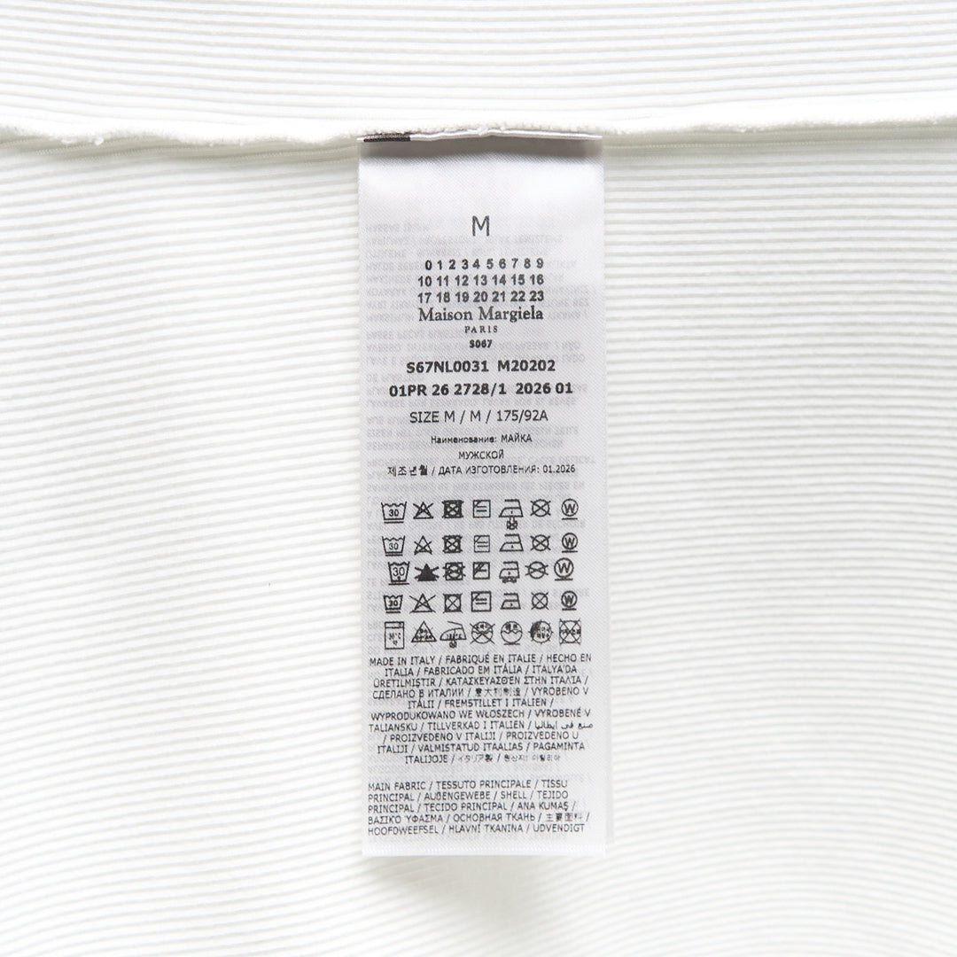 Maison Margiela Light Cotton Rib Tank Top – Available at Club 21, Official Retailer in Singapore, Malaysia & Thailand with Global Shipping Online