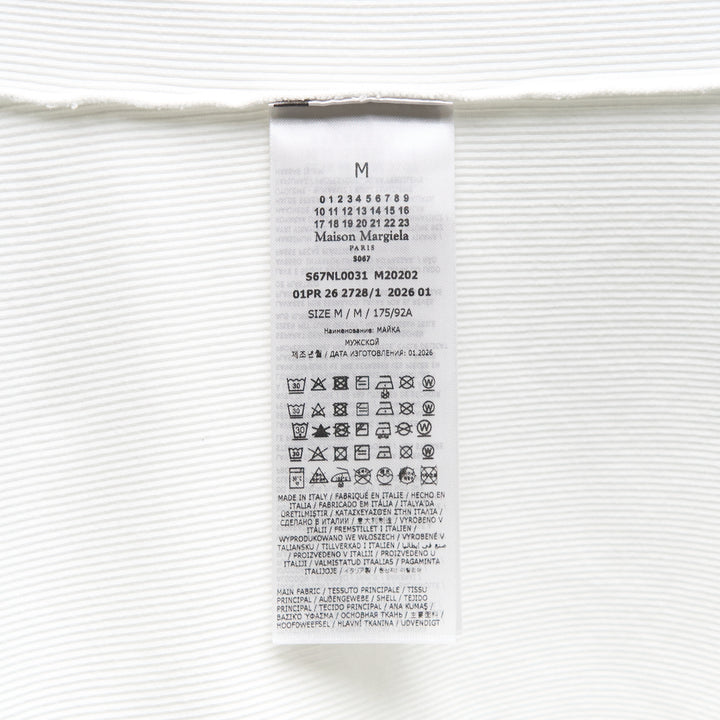 Maison Margiela Light Cotton Rib Tank Top – Available at Club 21, Official Retailer in Singapore, Malaysia & Thailand with Global Shipping Online