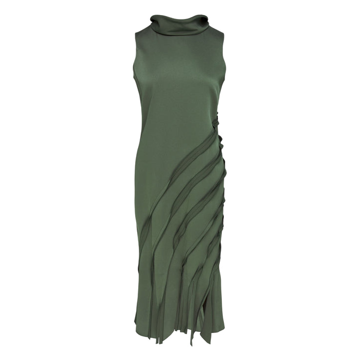 Satin Back Crepe Ava Woven Dress