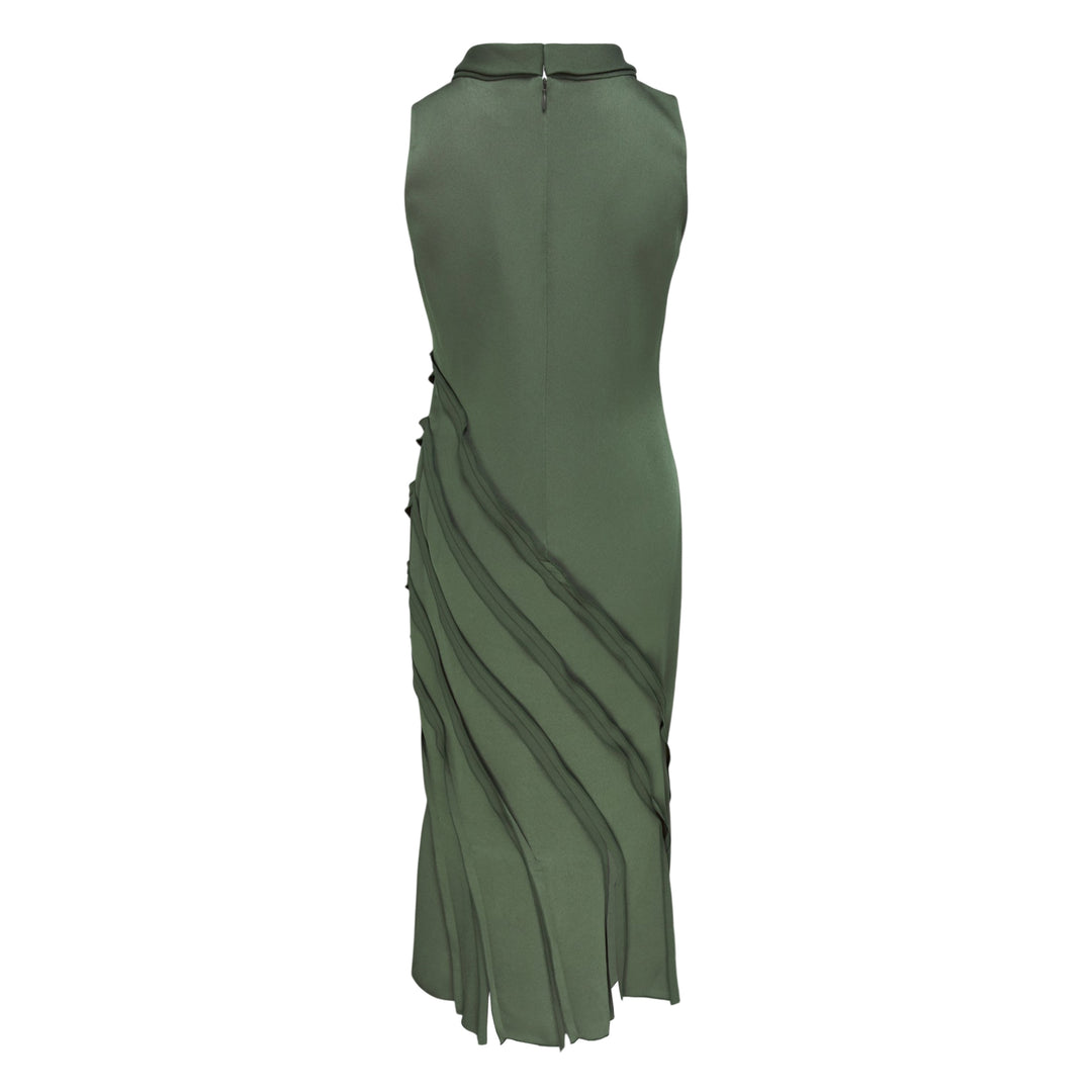 Satin Back Crepe Ava Woven Dress