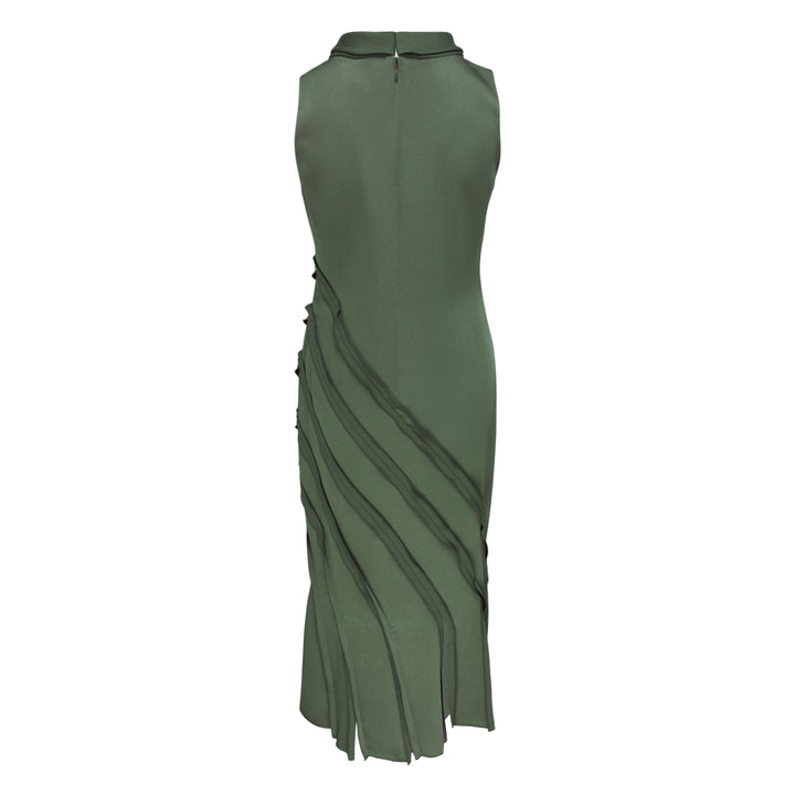 Satin Back Crepe Ava Woven Dress