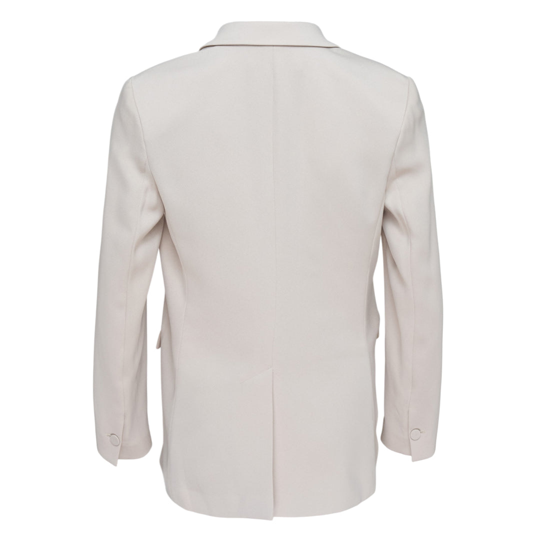 Satin Back Crepe Bianca Jacket