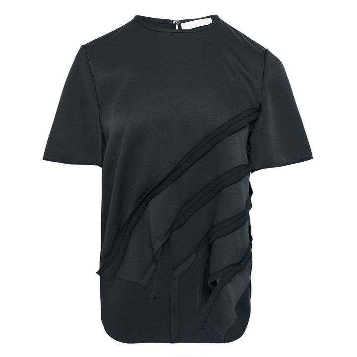 Satin Back Crepe Tilly Woven Tee