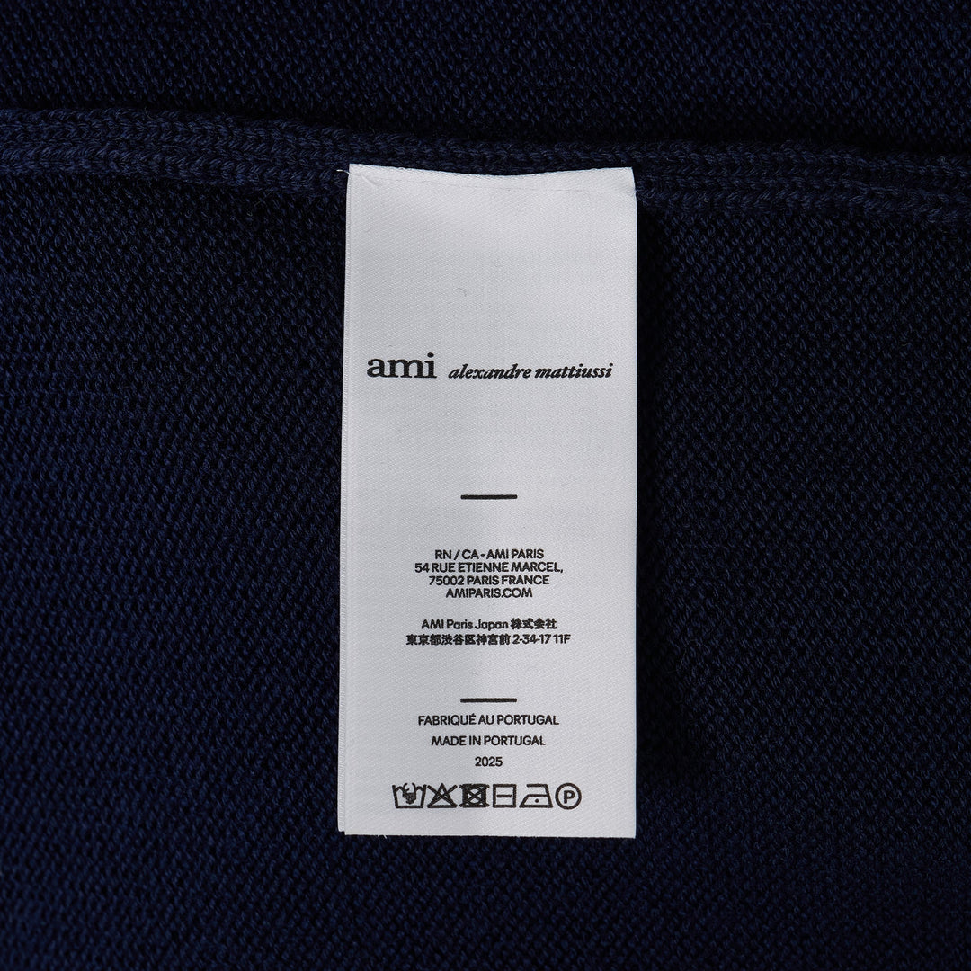 Crewneck Cardigan With Contrast ADC