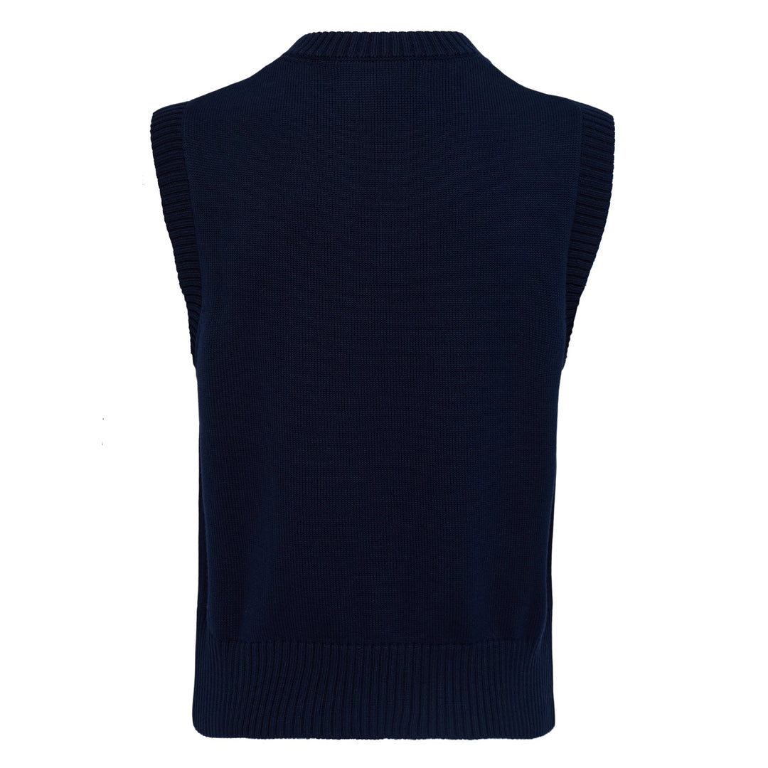 Sleeveless V Neck Sweater
