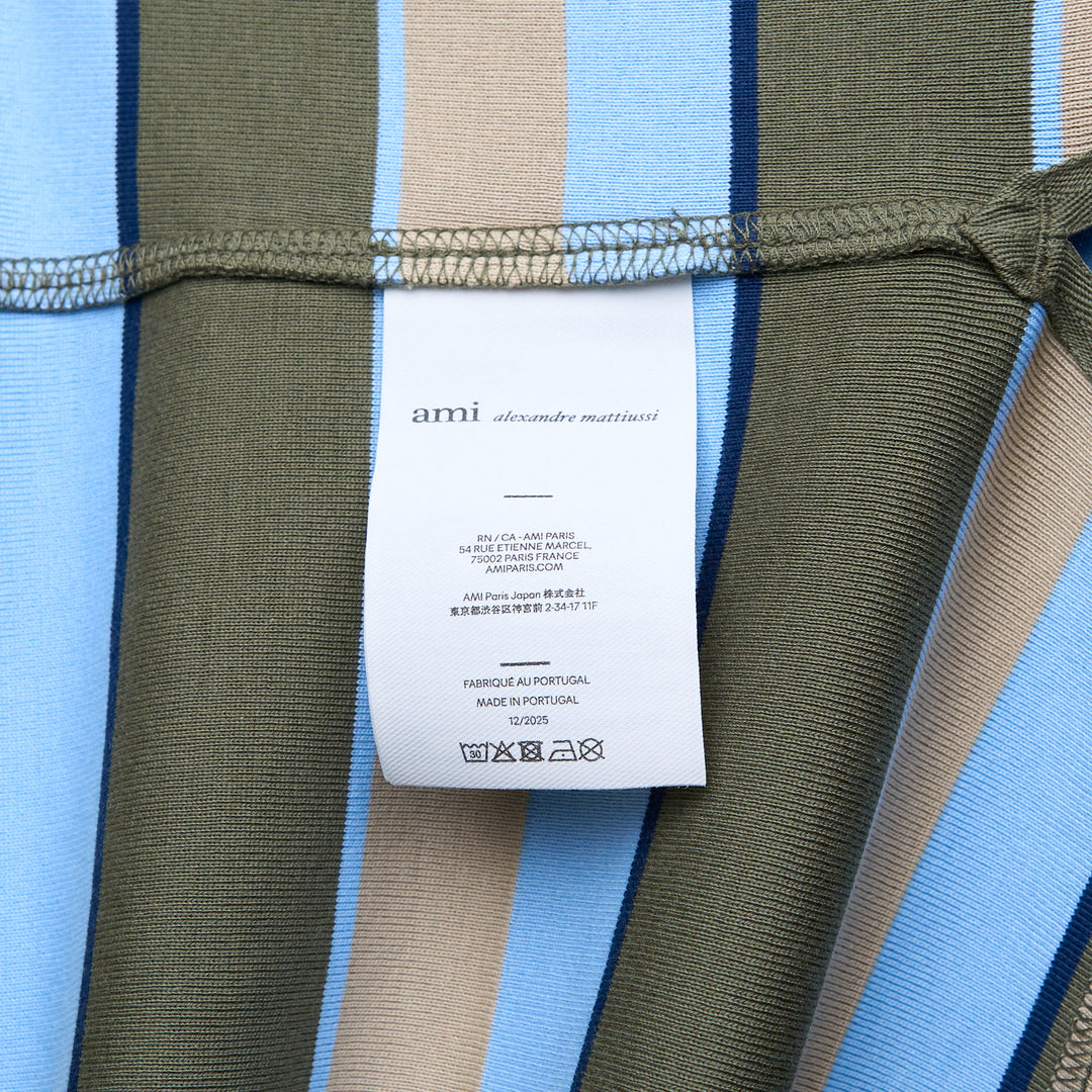 AMI Striped Polo Shirt – Available at Club 21, Official Retailer in Singapore, Malaysia & Thailand with Global Shipping Online