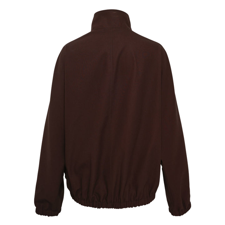 Buckle Zipped Bomber Jacket