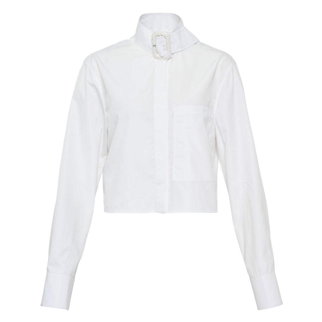 Buckle Poplin Shirt