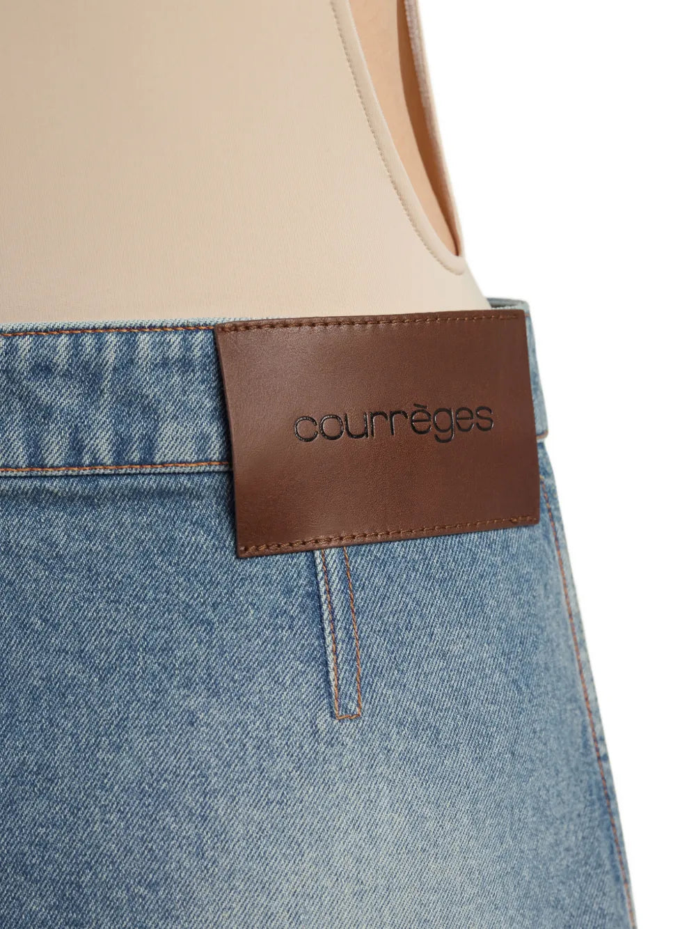 Signature Denim Mini Skirt