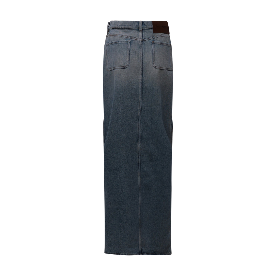 Courrèges Circle Edged Denim Skirt – Available at Club 21, Official Retailer in Singapore, Malaysia & Thailand with Global Shipping Online