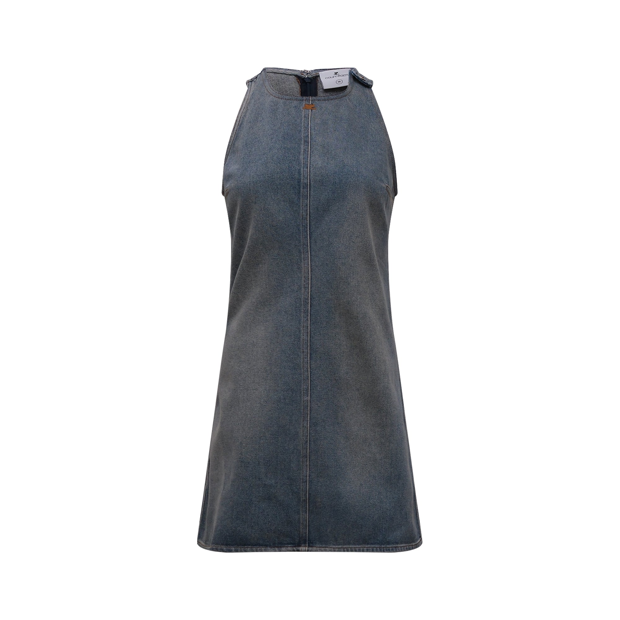 neuw denim dress Heritage Denim A-Line Dress | Courreges