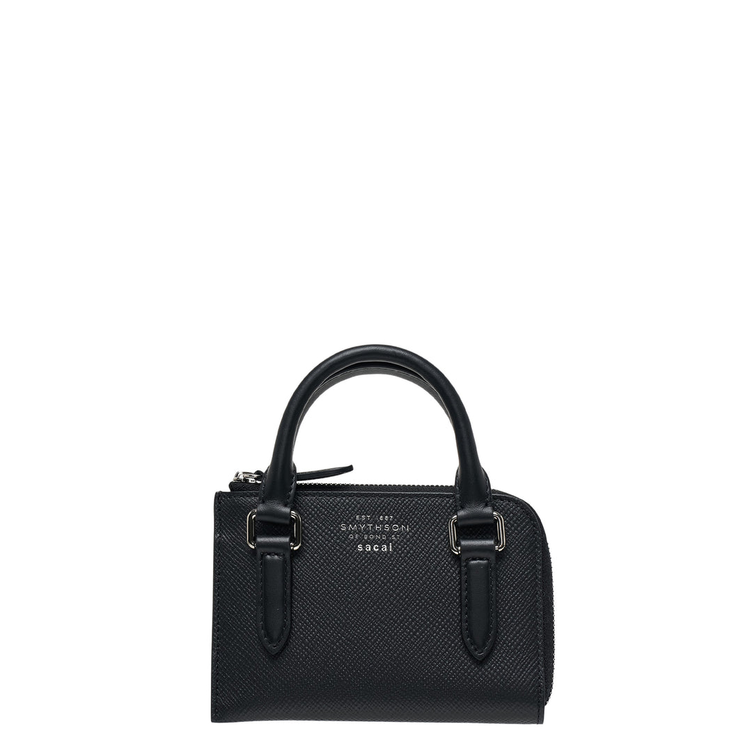 sacai X Smythson Panama Small Flat Pouch