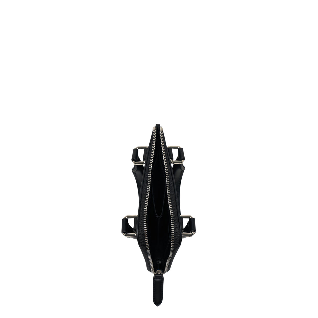 sacai X Smythson Panama Small Flat Pouch