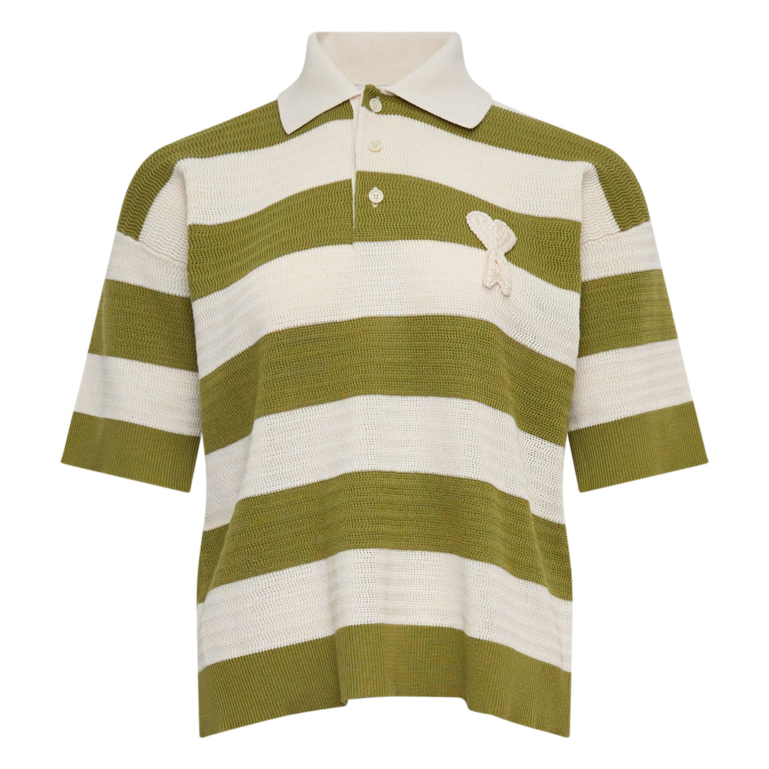 AMI Ami De Coeur Short Sleeves Polo – Available at Club 21, Official Retailer in Singapore, Malaysia & Thailand with Global Shipping Online
