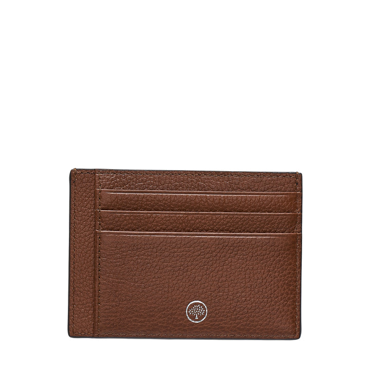Card Holder Oak Two-Tone Small Classic Grain