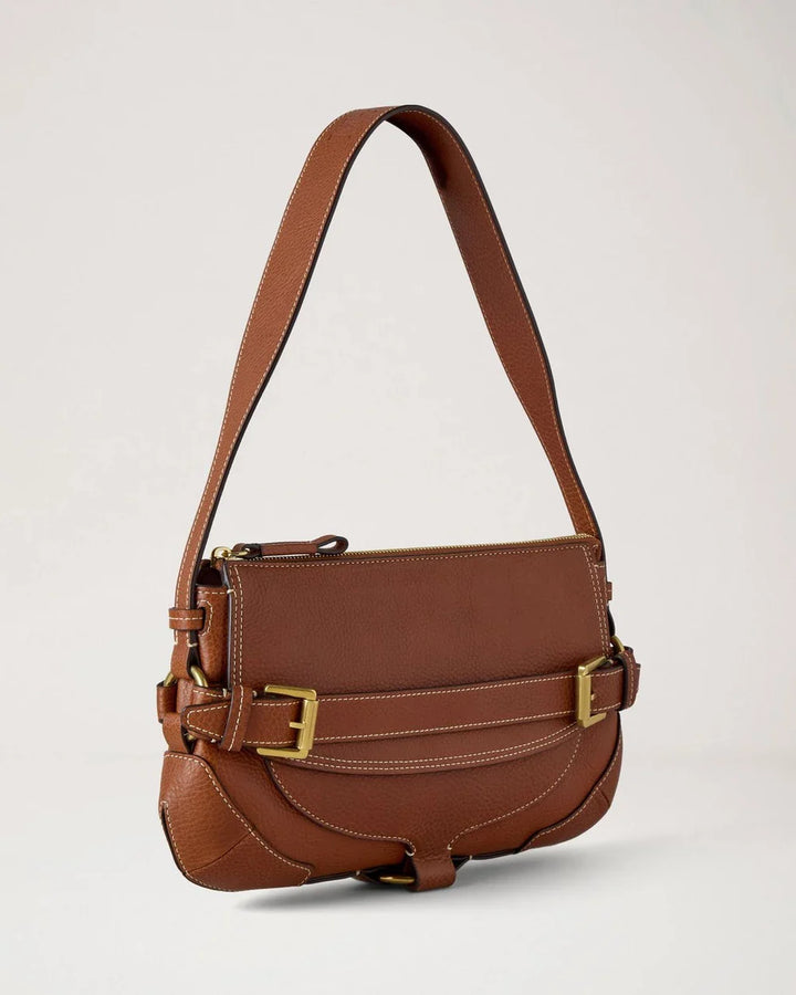 Lennox Shoulder Bag Oak Natural Vegetable Tanned