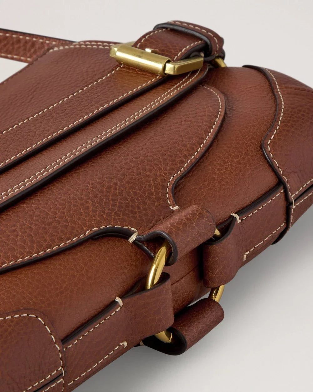 Lennox Shoulder Bag Oak Natural Vegetable Tanned
