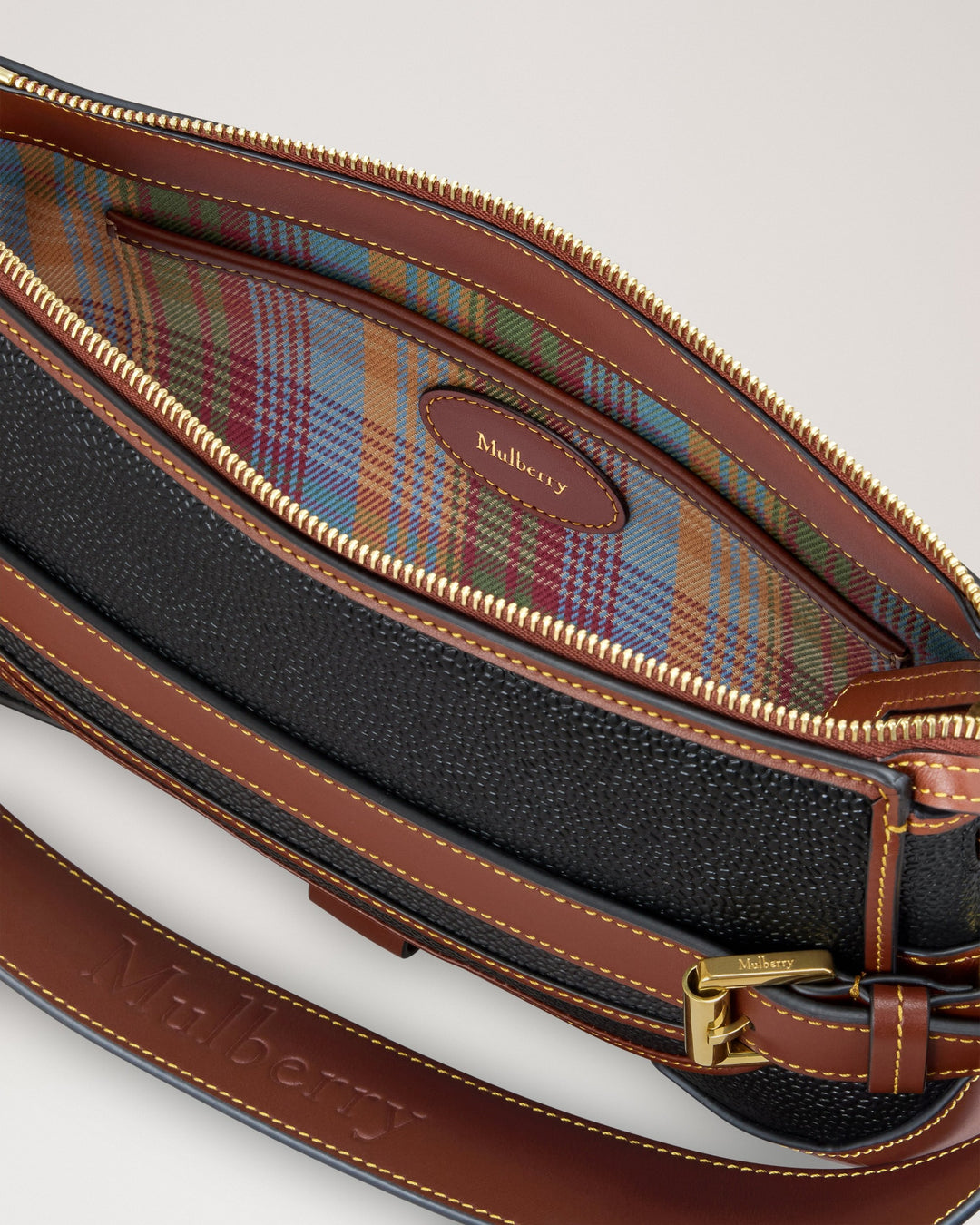Mulberry Lennox Shoulder Scotchgrain – Available at Club 21, Official Retailer in Singapore, Malaysia & Thailand with Global Shipping Online