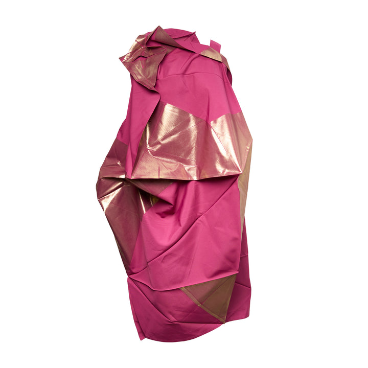 No.17 Foil Woven Dress