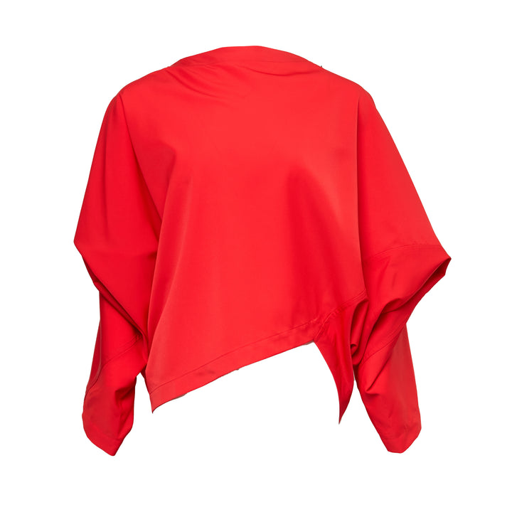 Parallel Wrap Woven Top