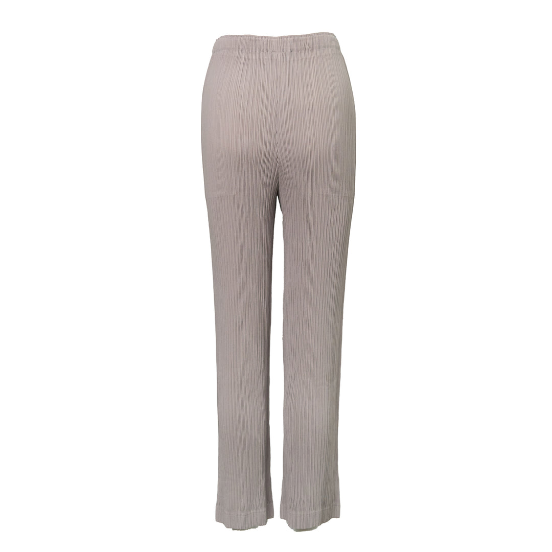Hatching Pleated Pants