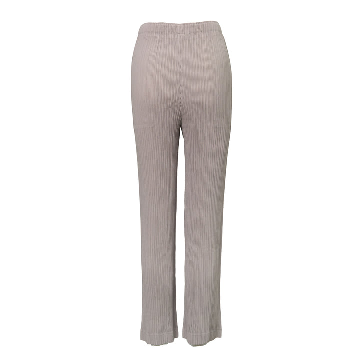 Hatching Pleated Pants