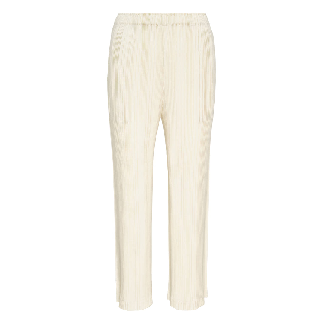 ISSEY MIYAKE Linen-Like Rib Pleated Pants – Available at Club 21, Official Retailer in Singapore, Malaysia & Thailand with Global Shipping Online