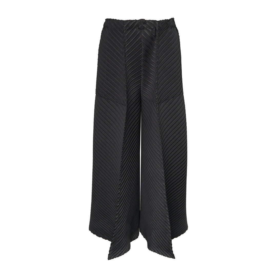 Plaster Pleats Solid Pants