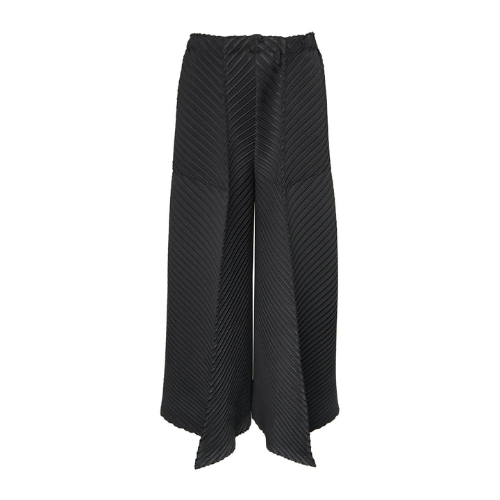 Plaster Pleats Solid Pants