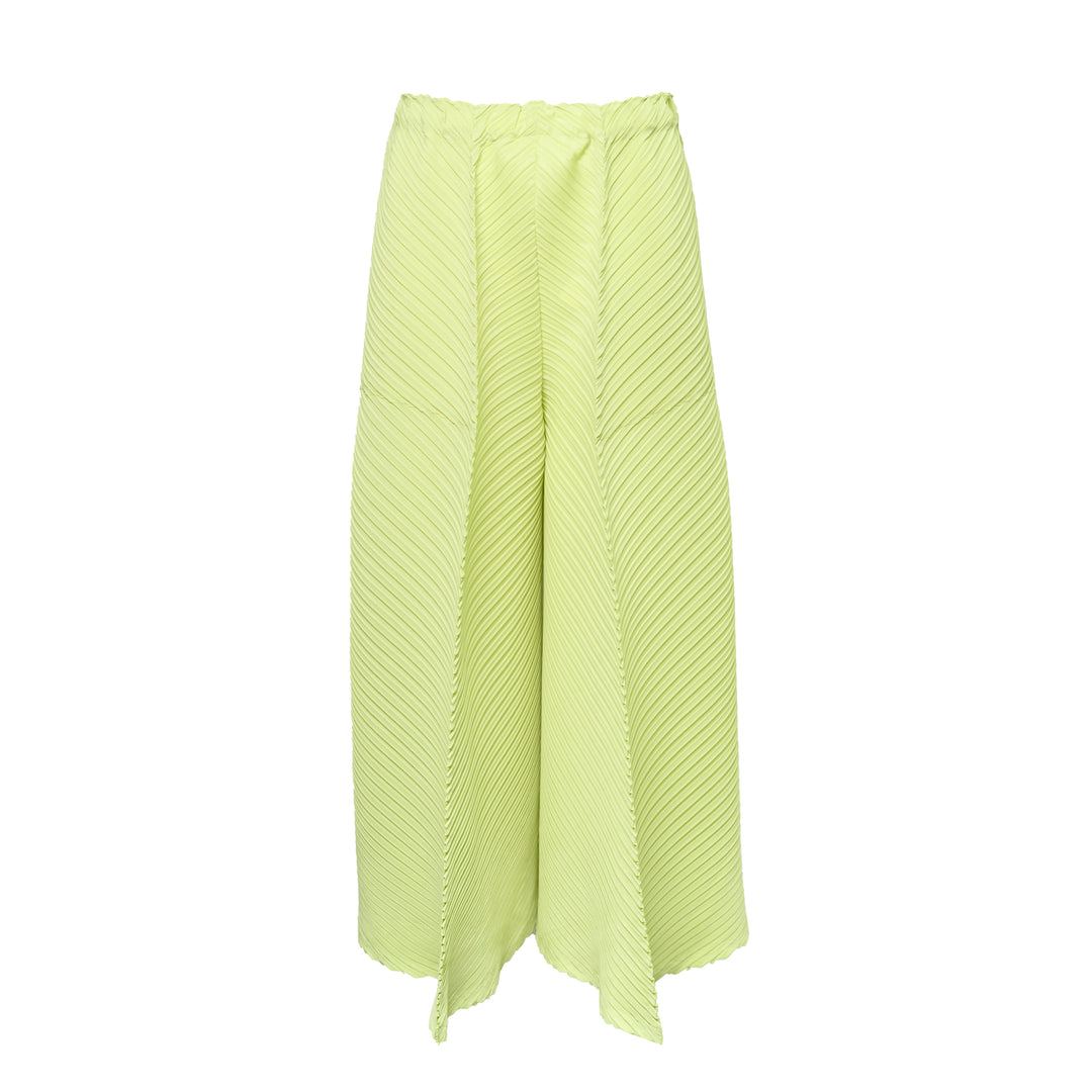 Plaster Pleats Solid Pants