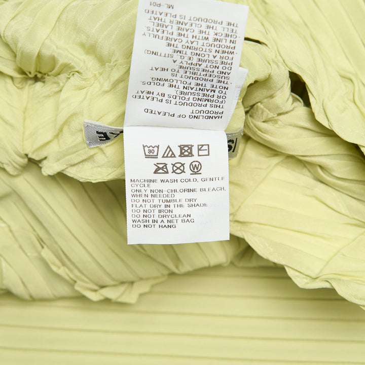 Plaster Pleats Solid Pants